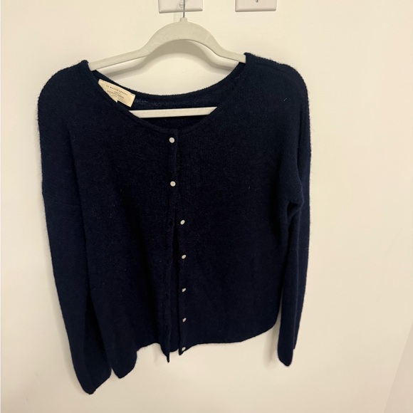 Sezane Sweaters - Sezane Gaspard Cardigan size L navy